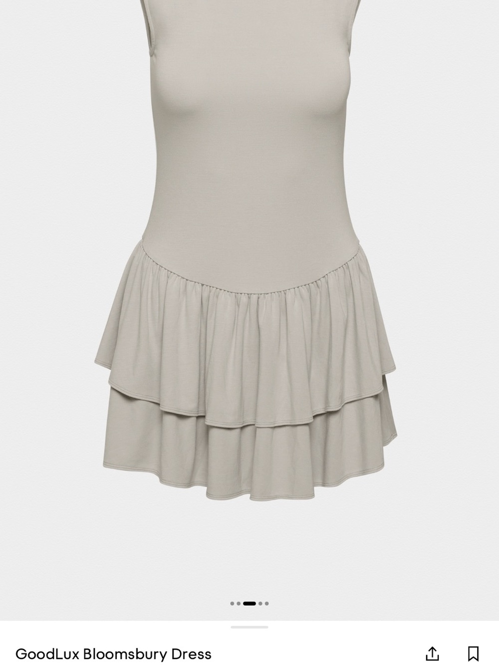 Wilfred goodlux Bloomsbury dress - ashen